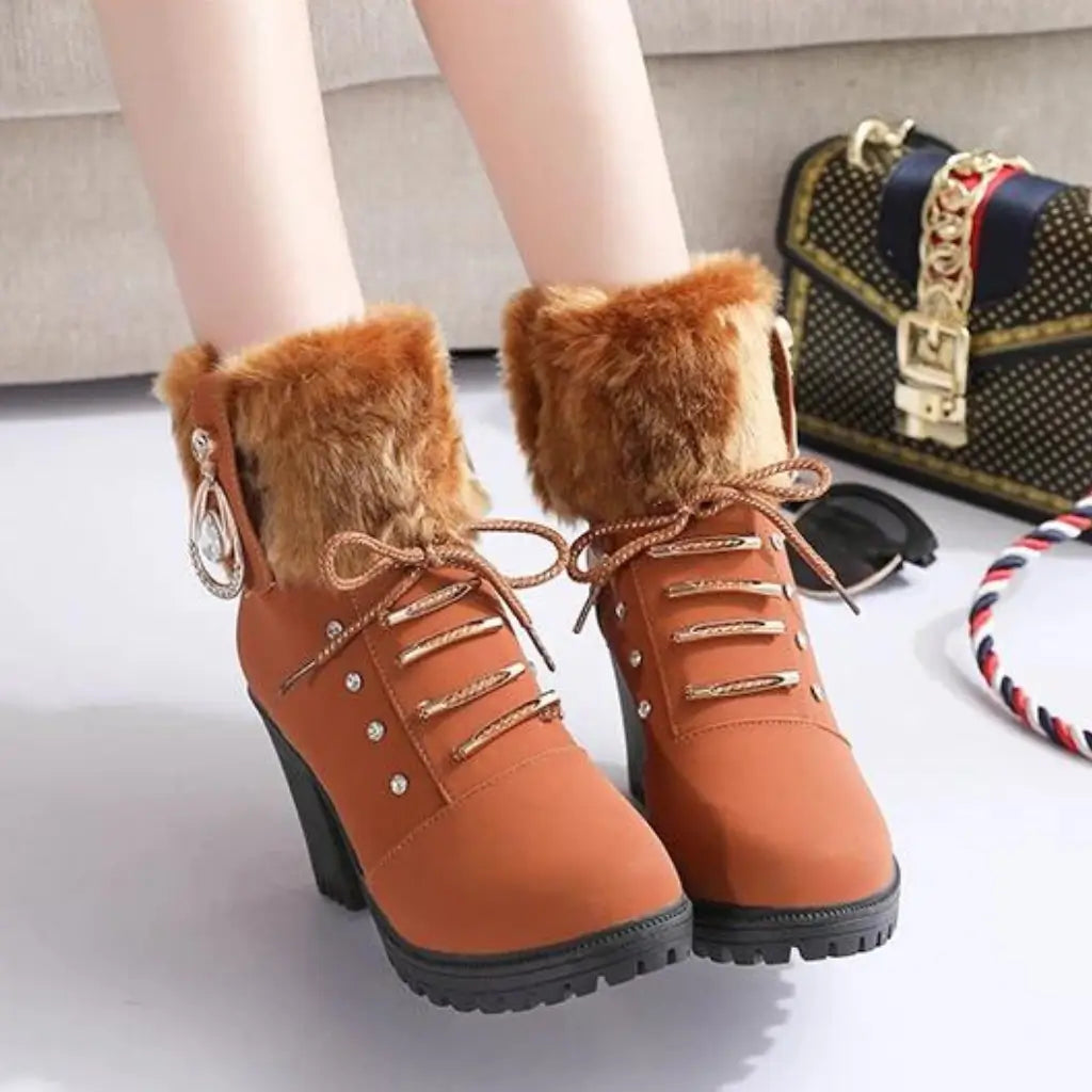 Bota Feminina Cano Curto Modelo Fashion