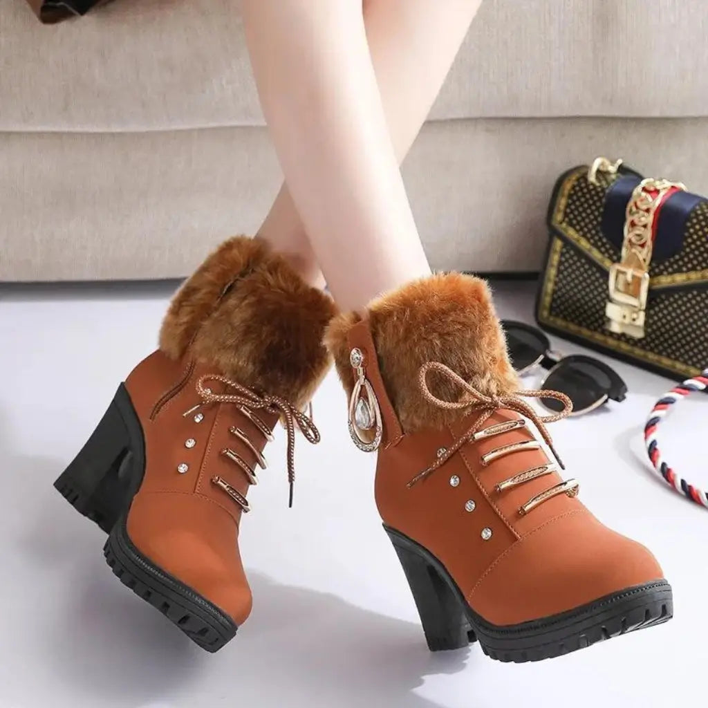 Bota Feminina Cano Curto Modelo Fashion
